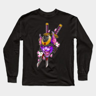 Samurai cat Long Sleeve T-Shirt